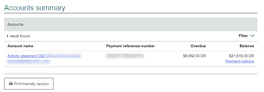 To Download The Statement Click On The Activity Statement Account